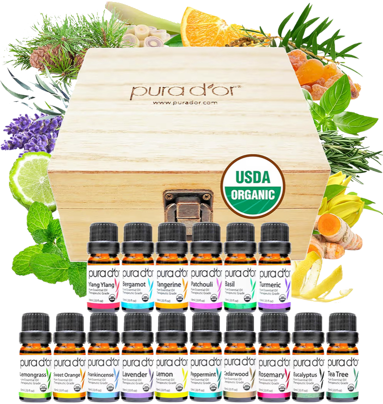 PURA D'OR Essential Oils 16-Set