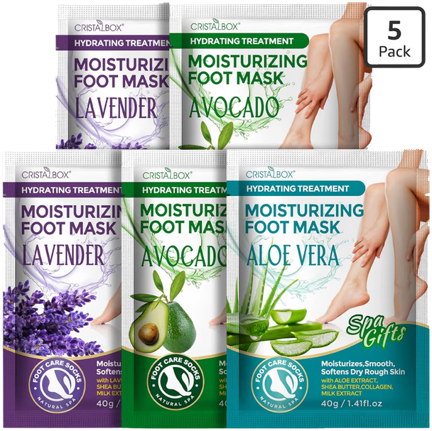Moisturizing Foot Mask 5-Pack