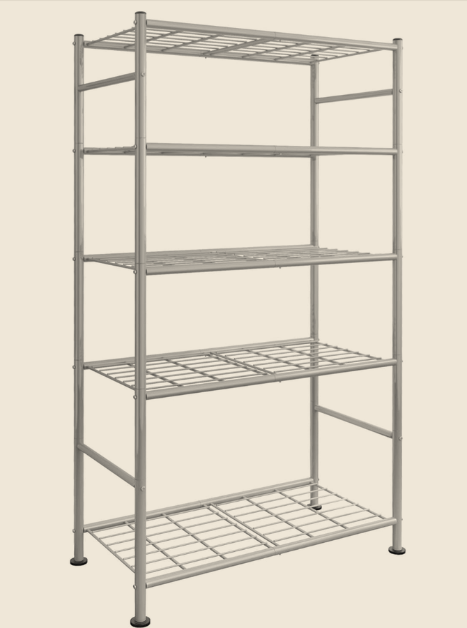 Sakugi 5-Tier Shelves (Silver)